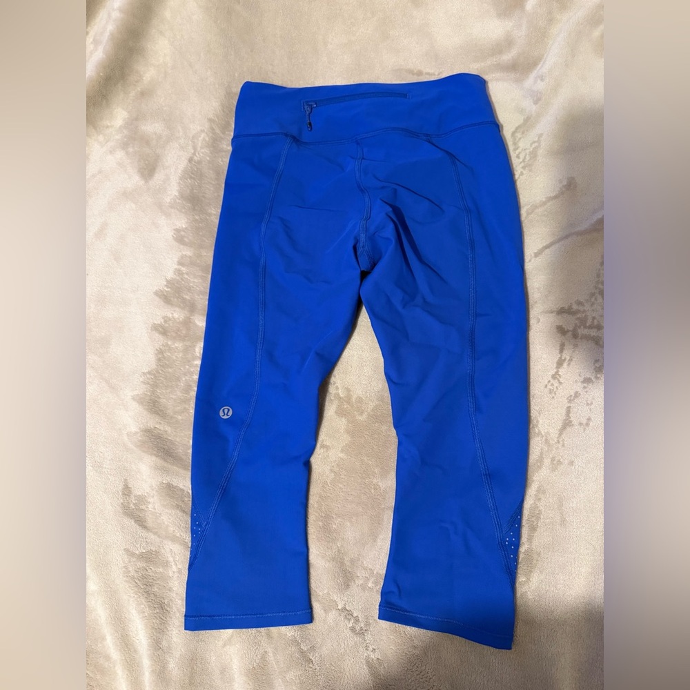 Electric blue lululemon leggings